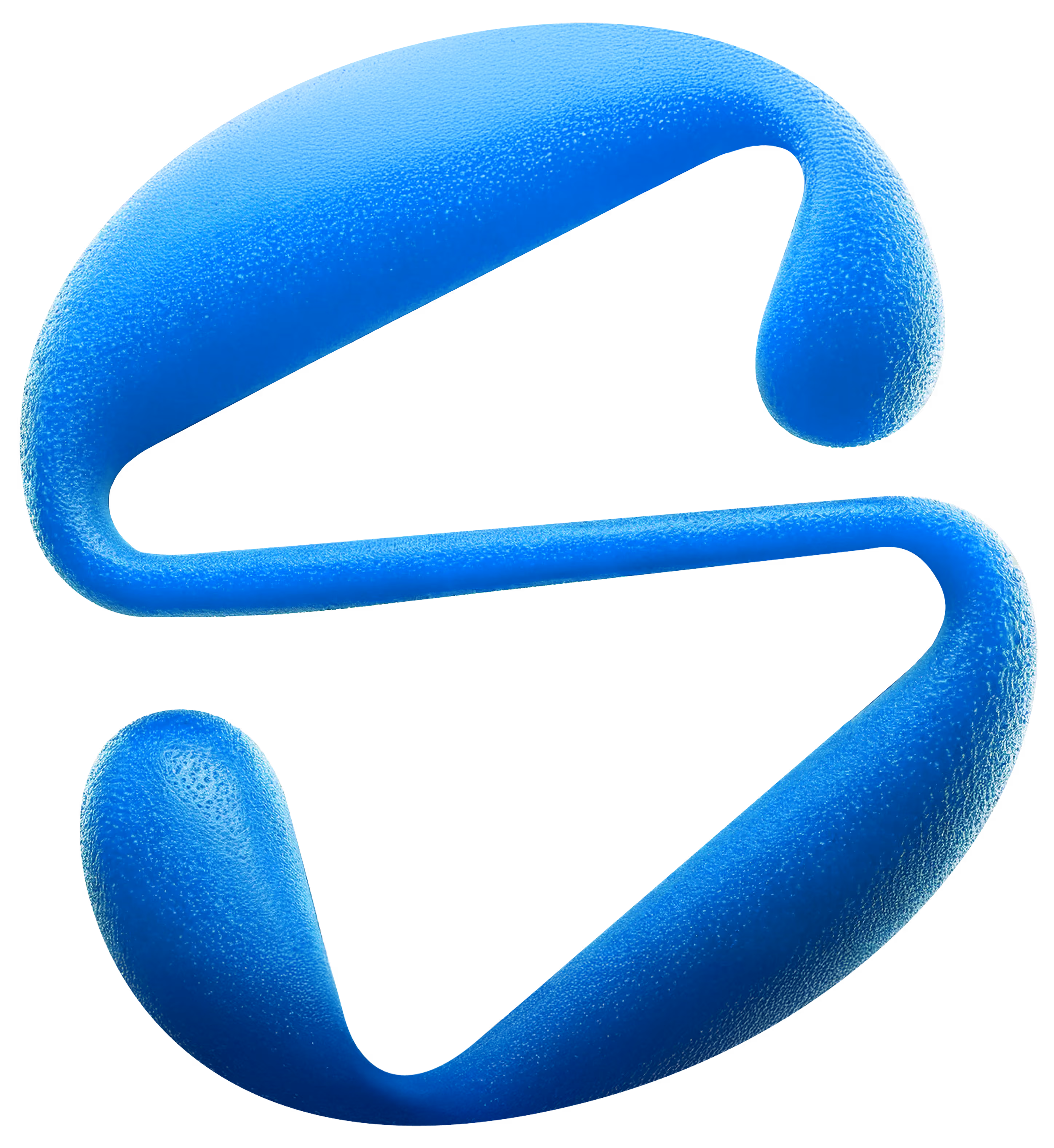 Large textured Slush logo in blue